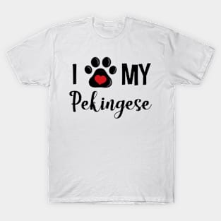 I Love My Pekingese T-Shirt